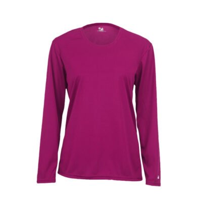 Badger Women's B-Core Sport Long Sleeve T-Shirt 3.5 Oz.